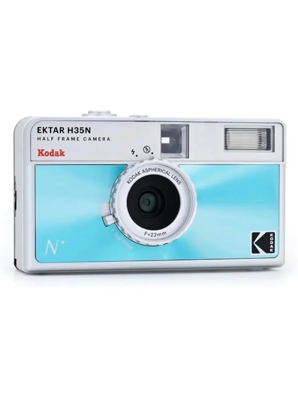 Reusable Half Frame Film Camera - 35mm, Focus-Free, Built-in Star Filter, Glazed